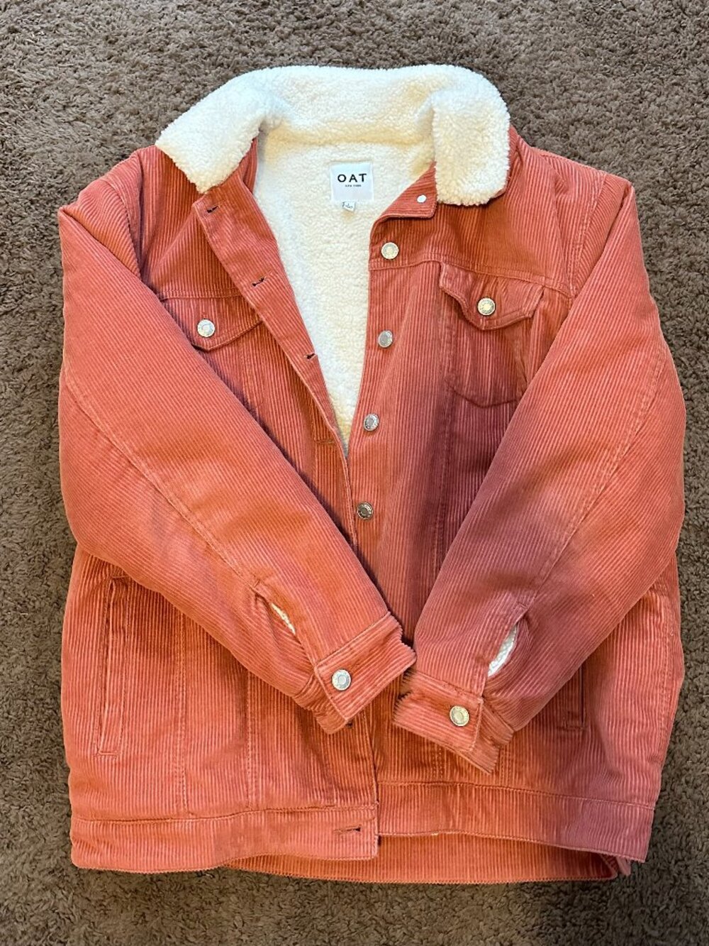 Corduroy Sherpa Trucker Jacket